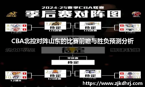 CBA北控对阵山东的比赛前瞻与胜负预测分析